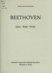 Cover of: Beethoven: Leben, Briefe, Werke