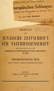 Beiträge zur Kenntnis der einheimischen Vitrinen by Ernst Eckhardt