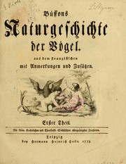 Cover of: Büffons Naturgeschichte der Vögel: aus dem Französischen, mit Anmerkungen und Zusätzen