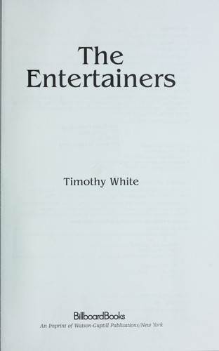 The entertainers by White, Timothy