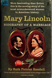 Cover of: Mary Lincoln: biography of a marriage