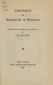 Cover of: Portraits and silhouettes of musicians