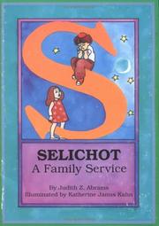 Cover of: Selichot--a family service by Judith Z. Abrams