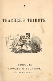 Cover of: Teacher's tribute