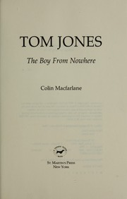 Tom Jones by Colin Macfarlane