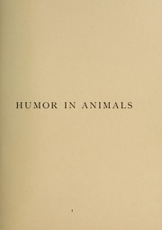 Cover of: Humor in animals. by W. H. Beard