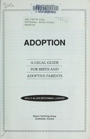 Cover of: Adoption | Kelly Allen Sifferman