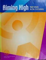 Cover of: Aiming High: High Schools for the Twenty-First Century