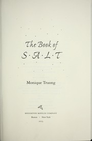 Cover of: The Book of Salt by Monique T. D. Truong