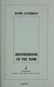 Cover of: Brotherhood of the tomb