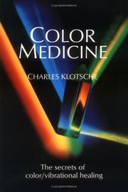 Cover of: Color medicine