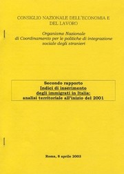 Cover of: Indici di inserimento degli immigrati in Italia. Secondo Rapporto