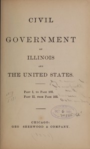 Civil government of Illinois and the United States ... by Edwin Corydon] Crawford