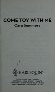 Cover of: Come toy with me