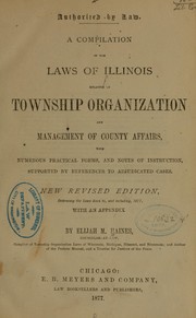 Cover of: A compilation of the laws of Illinois