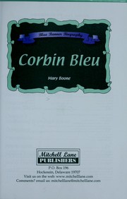 Cover of: Corbin Bleu by Mary Boone