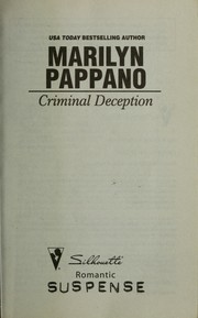 Cover of: Criminal deception by Marilyn Pappano
