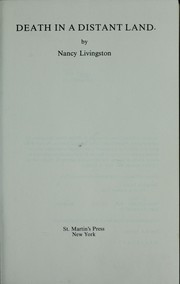 Death in a distant land by Nancy Livingston