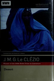 Cover of: Desert by J. M. G. Le Clézio