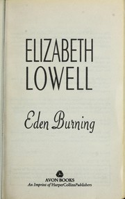 Cover of: Eden burning.