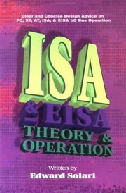 Cover of: ISA & EISA: theory and operation : including PC, XT, AT, ISA, and EISA I/O Bus operation