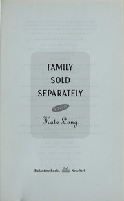 Cover of: Family sold separately by Kate Long