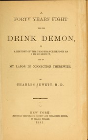 Cover of: A forty years' fight with the drink demon