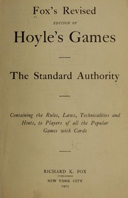 Cover of: Fox's revised edition of Hoyle's games, the standard authority