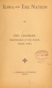 Cover of: Iowa and the nation