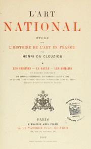 Cover of: L'art national: étude sur l'histoire de l'art en France