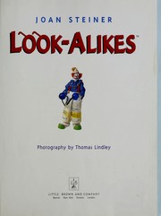 Cover of: Look-alikes by Joan Steiner