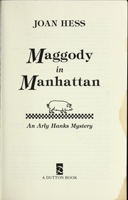 Cover of: Maggody in Manhattan by Joan Hess