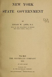 Cover of: New York state government