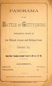 Cover of: Panorama of the Battle of Gettysburg