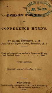 Cover of: The Pawtucket collection of conference hymns