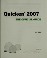 Cover of: Quicken 2007 by Maria Langer