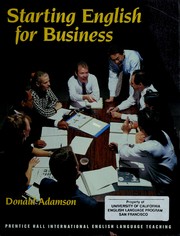 Cover of: Starting English for business