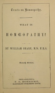 Cover of: Tracts on homoeopathy