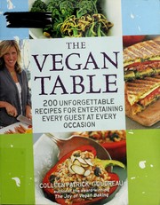 Cover of: The vegan table | Colleen Patrick-Goudreau