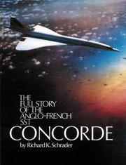 Cover of: Concorde by Richard K. Schrader
