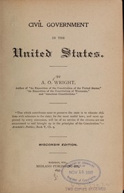 Civil government in the United States by Albert Orville Wright