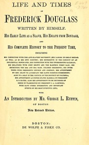 Cover of: Life and times of Frederick Douglass by Frederick Douglass