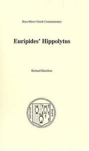 Cover of: Euripides Hippolytus by Euripides, Richard Hamilton