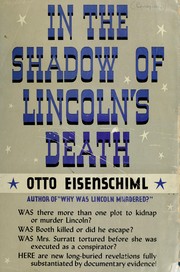 Cover of: In the shadow of Lincoln's death by Eisenschiml, Otto