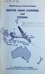 Cover of: World survey of civil aviation by United States. Business and Defense Services Administration.