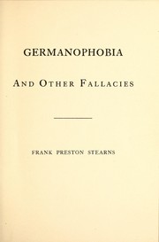 Cover of: Germanophobia and other fallacies