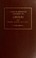 Cover of: A series of monographs concerning the Lincolns and Hardin County, Kentucky