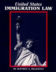 Cover of: United States Immigration Law
