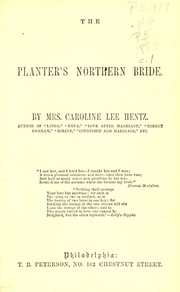 Cover of: The planter's northern bride