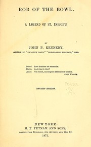 Cover of: Rob of the Bowl by John Pendleton Kennedy